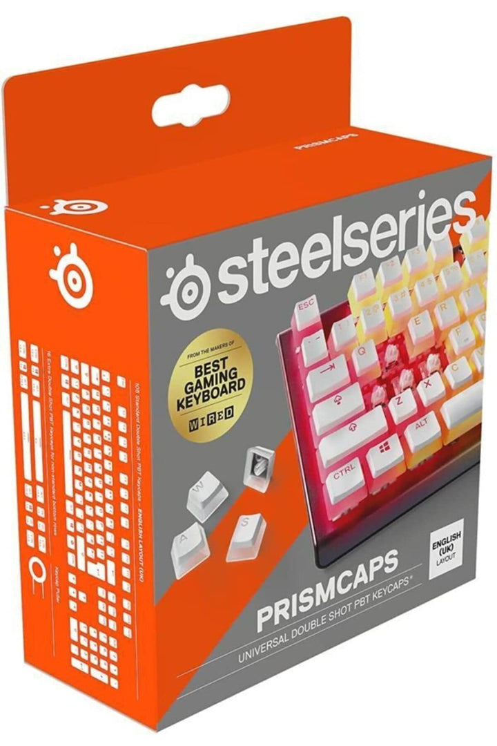 SteelSeries PrismCaps – Double-Shot-Tastenset mit „Pudding“-Optik – Kompatibilität mit allen gängige