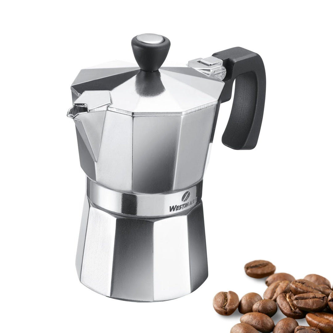 Westmark Espressokocher Brasilia, 1 Stk – Klassischer Kaffeekocher für 3 Tassen – Robuster Kaffeeber