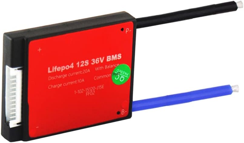 TECNOIOT 1 STÜCKE 12 S 36 V 20 A LiFePO4 Lithium Batterie Schutzplatine BMS PCB Board mit Balance 12