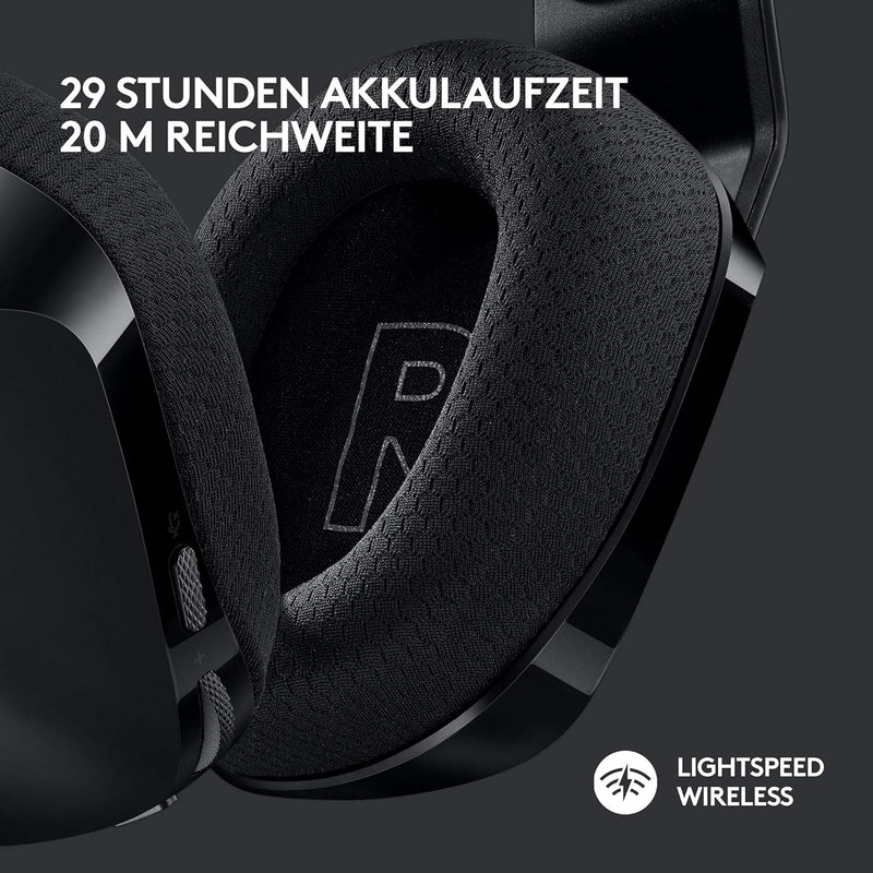 Logitech G733 LIGHTSPEED kabelloses Gaming-Headset mit Kopfbügel, LIGHTSYNC RGB, Blue VO!CE Mikrofon