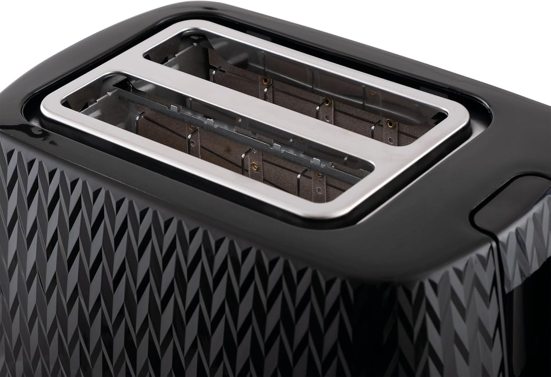 eldom TO265 Nele Toaster | 7 Röststufen | Defrost-Funktion | mit integrierten Brötchenaufsatz | Krüm
