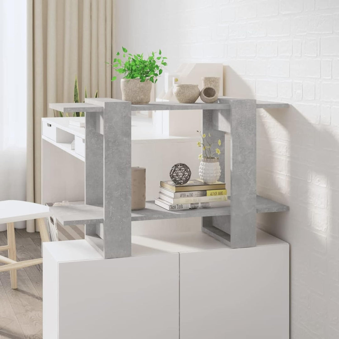 Gecheer Bücherregal Raumteiler mit Fächern Wandregal Standregal Aktenregal Raumtrenner Büroregal Büc