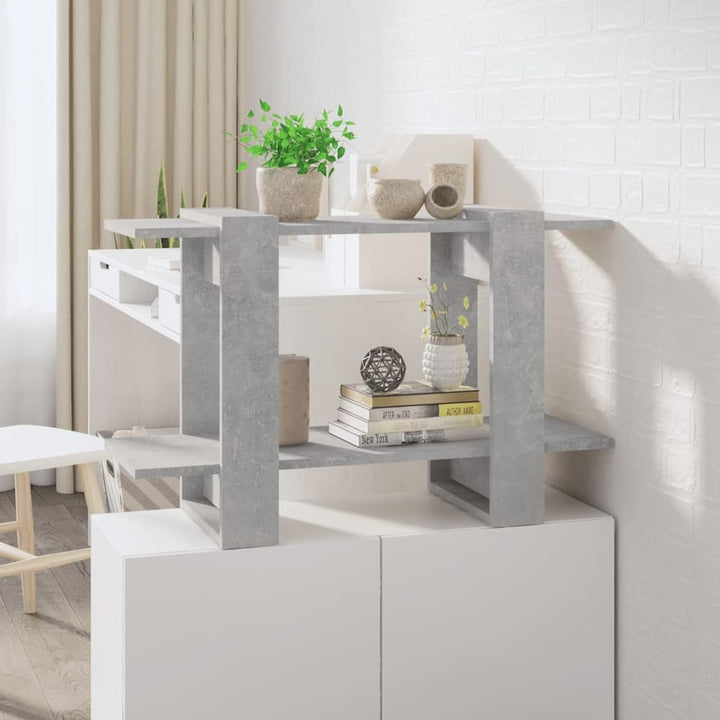 Gecheer Bücherregal Raumteiler mit Fächern Wandregal Standregal Aktenregal Raumtrenner Büroregal Büc