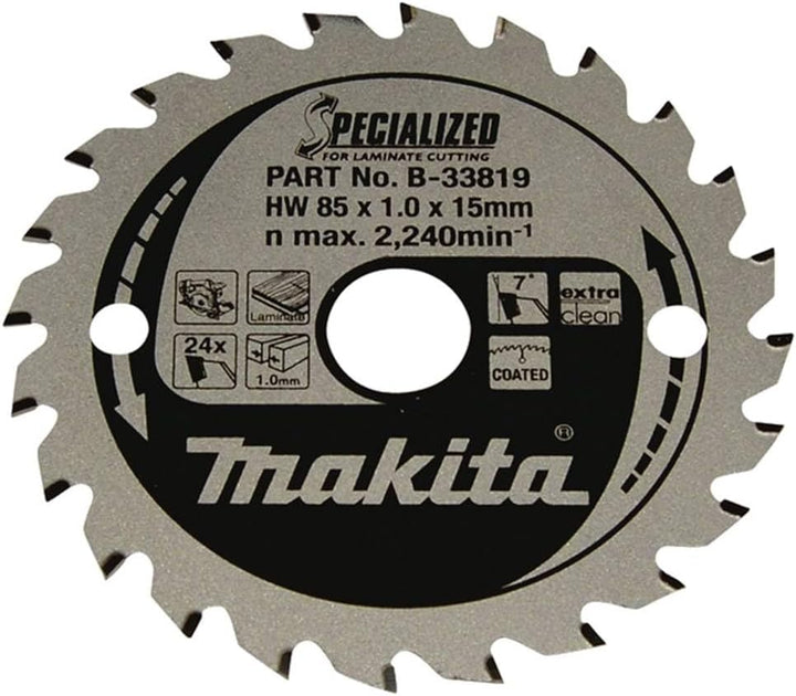 Makita Specialized Saegeblatt 85 x 15 x 24 Z, B-33819, 85 x 15mm, 85 x 15mm