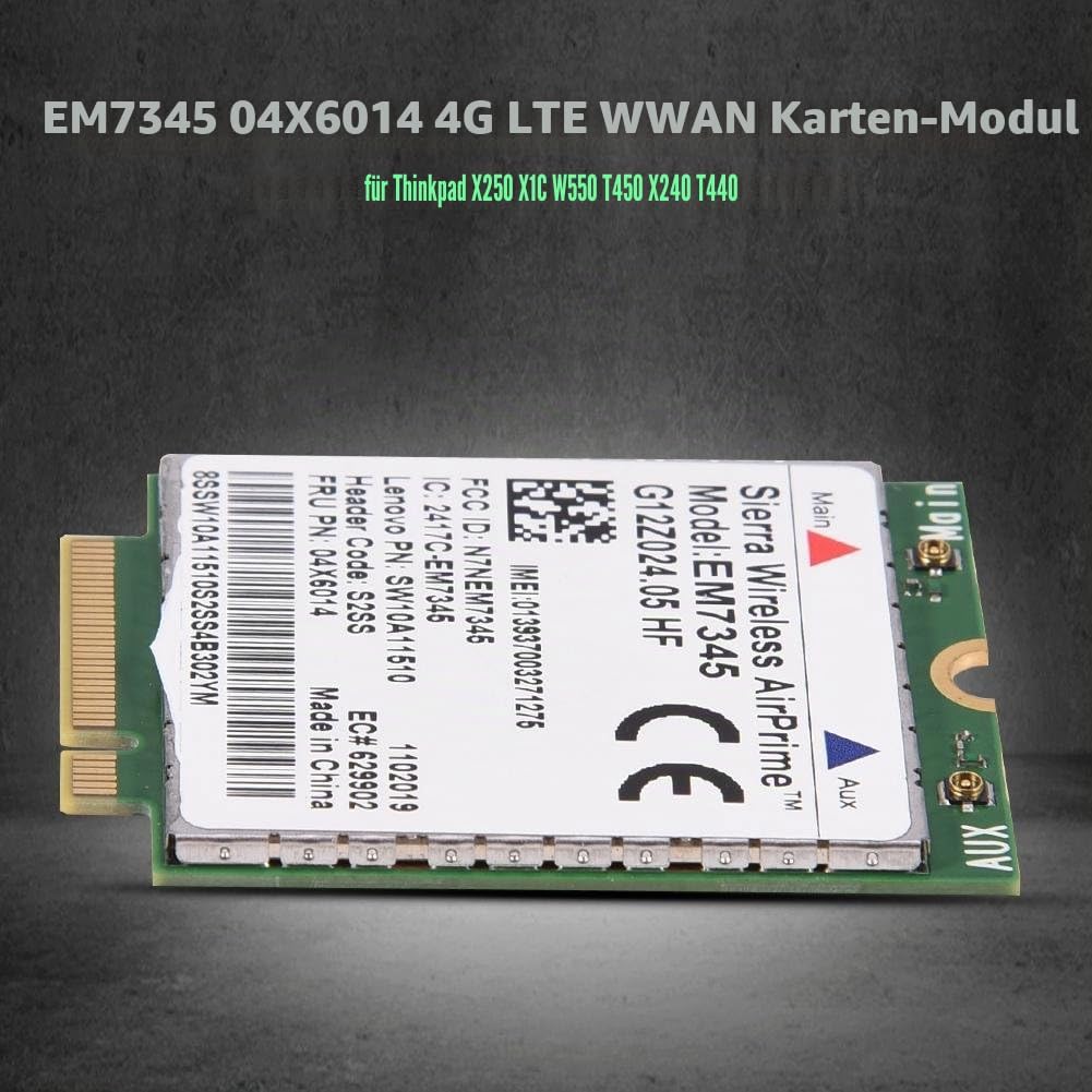 EM7345 Modul karte,Professionelle EM7345 04X6014 4G-LTE/HSPA-WWAN-Kartenmodul für Thinkpad X250 X1C