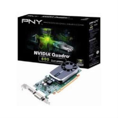 PNY Vcq600-Pb 1 GB Gddr3 Grafikkarte (1 GB, Gddr3, 128 Bit, 2560 x 1600 Pixel, Pci Express 2.0)