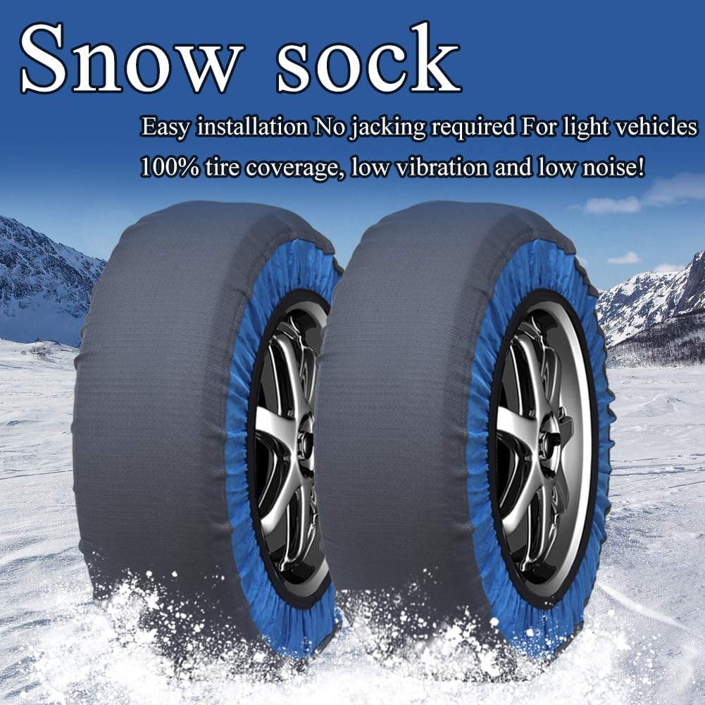 Schneeketten Auto Textilschneekette Washable Schnellmontage BL76, BL76