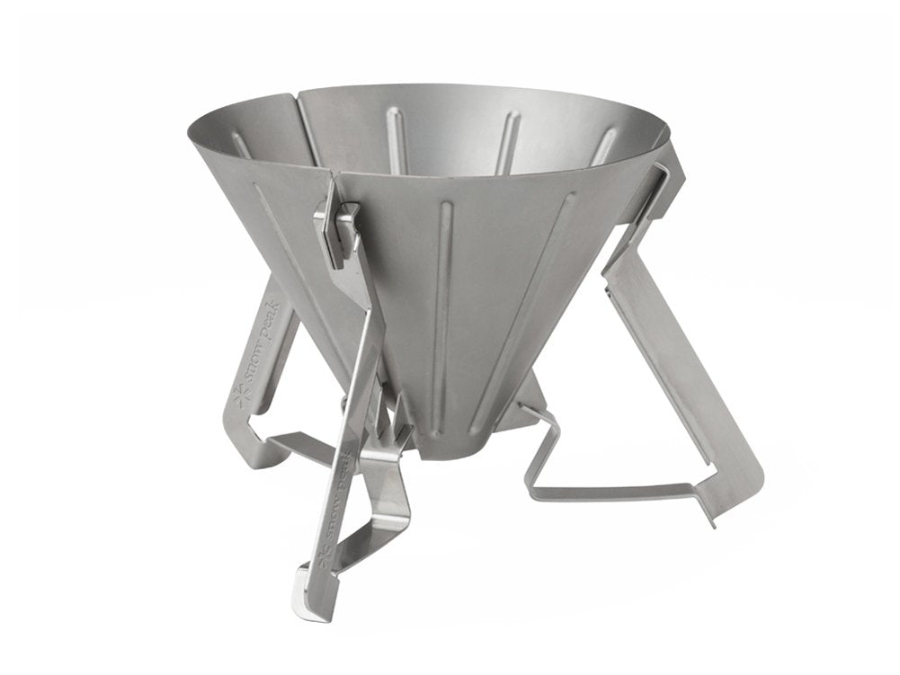 Snow Peak Field Barista CS-117 Kaffee-Tropfer, zusammenklappbar, Edelstahl, Stahl Einheitsgrösse, St