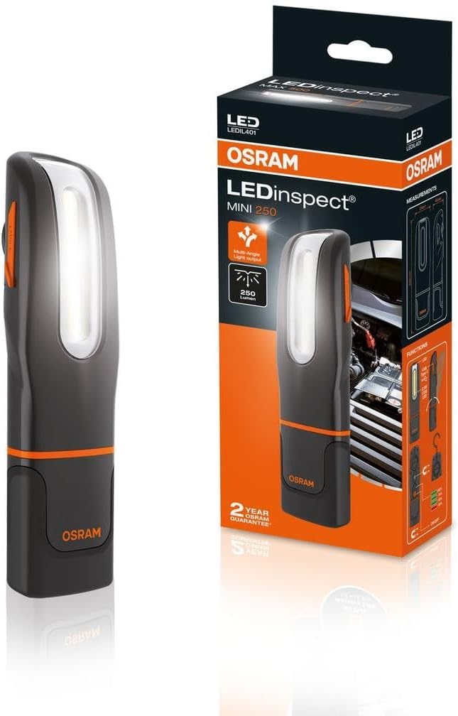 OSRAM LEDIL401 LEDinspect MINI250, Inspektionsleuchte, 6000K, wiederaufladbare LED Arbeitsleuchte, m