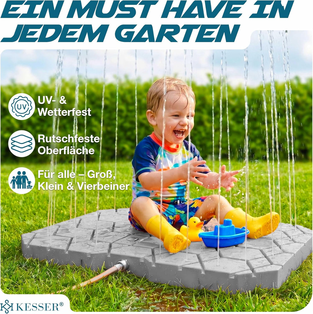 KESSER® Bodendusche Geo Gartendusche, Dusche für alle - Gross, Klein & Vierbeiner, rutschfest, UV- &