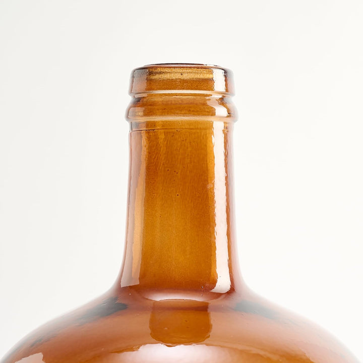 Handgefertigte Damajuana Glaskaraffe 4L Plain - Glasflasche oder Karaffe im mediterranen Stil für di