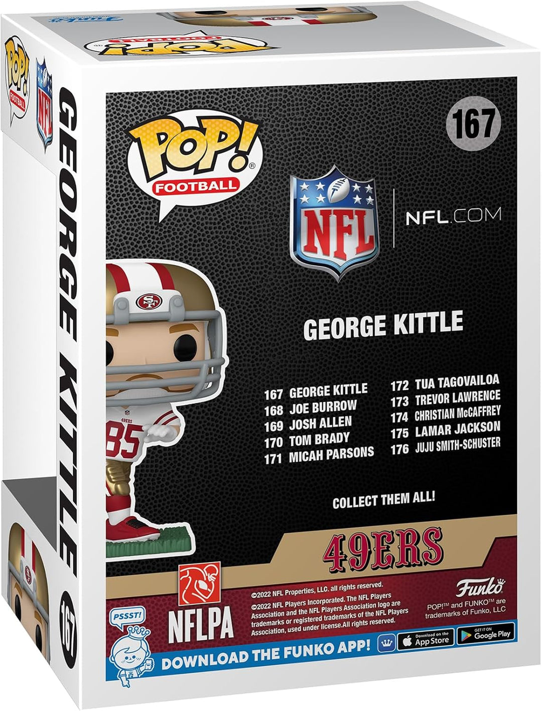 Funko Pop! NFL: 49ers - George Kittle - Vinyl-Sammelfigur - Geschenkidee - Offizielle Handelswaren -
