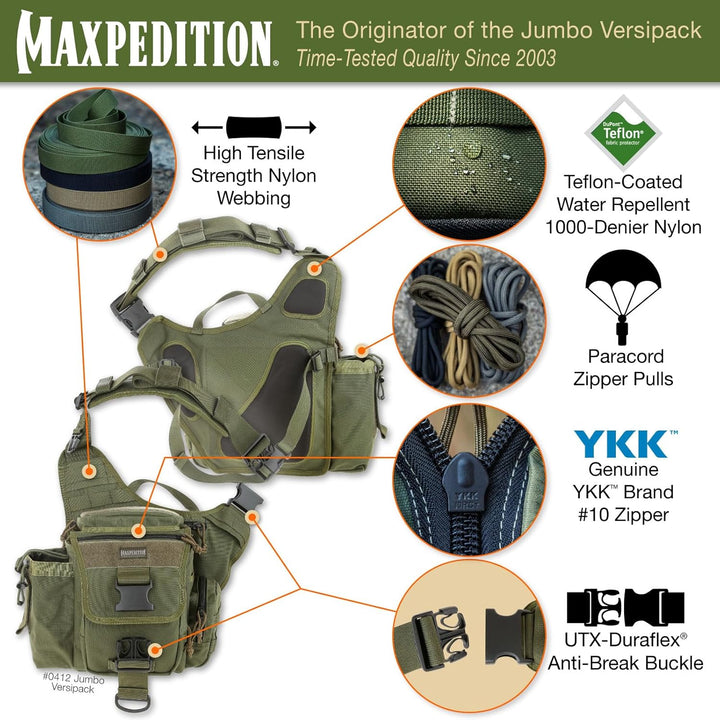Maxpedition Versipack Jumbo Grün, Grün