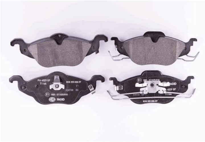 HELLA PAGID 8DB 355 008-571 Bremsbelagsatz - T1164 - Dicke/Stärke: 17.3mm - Bremssystem: Teves - mit