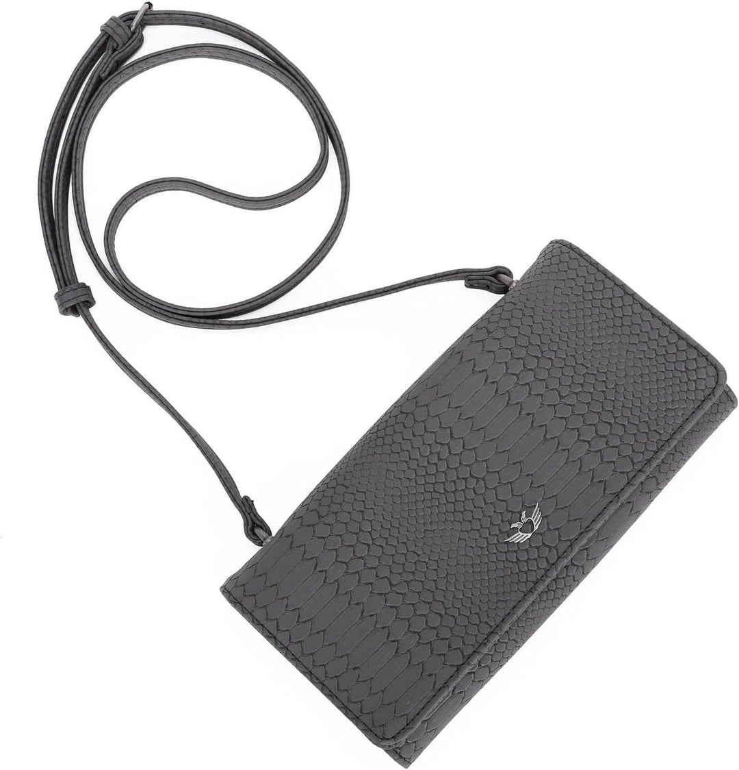 Fritzi aus Preussen Damen Flap01 Cross Ecxo 457 Black Idol Umhängetasche