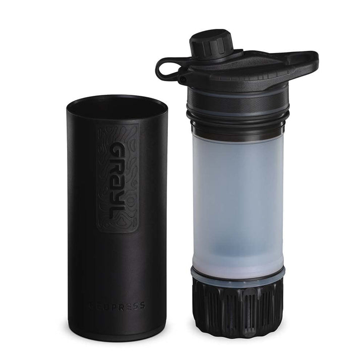 Grayl GeoPress Outdoor- & Reisewasserfilter | für 250L Wasser | Filterkartusche wechselbar | Covert