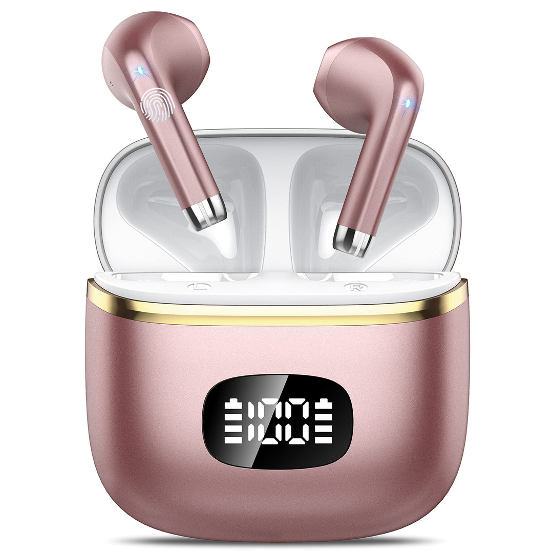 Bluetooth Kopfhörer, 2026 Neu In Ear Kopfhörer Kabellos Bluetooth 5.3 mit 4 ENC Mic, HiFi Stereo Noi