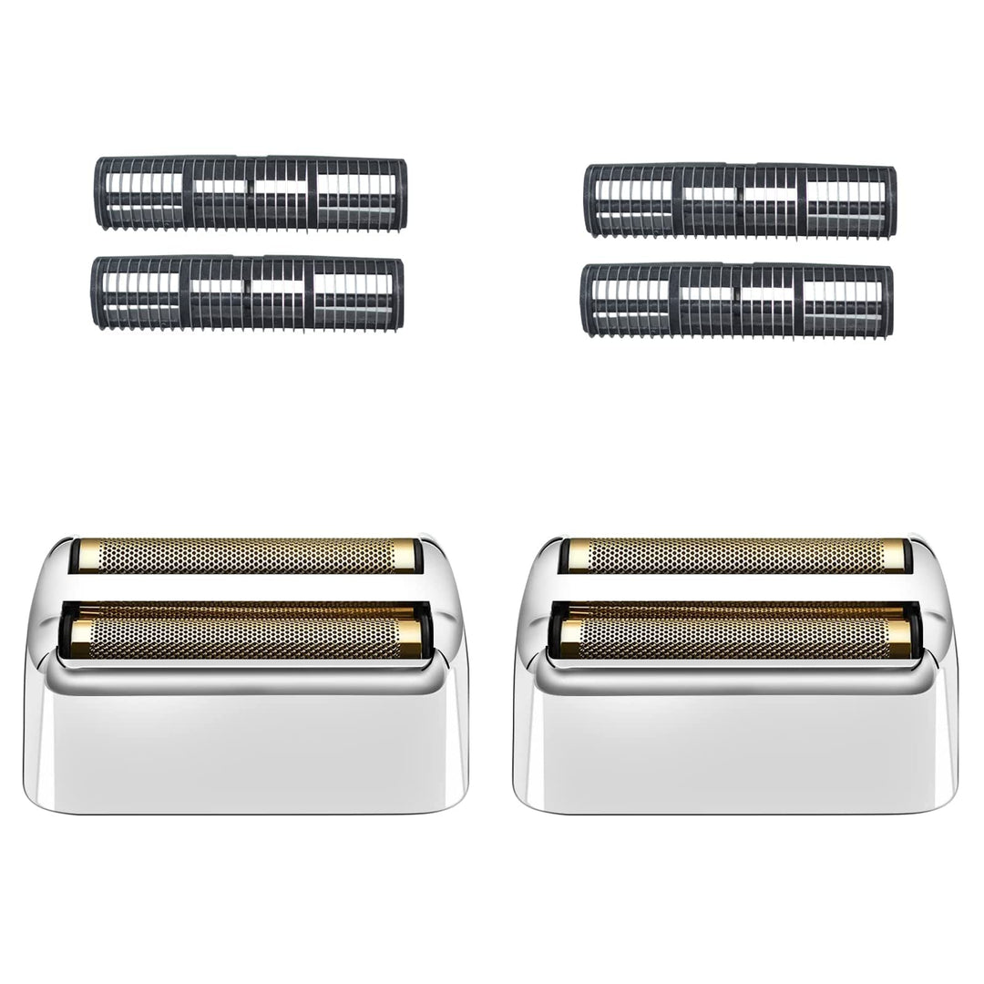 2er-Pack Rasierer-Ersatzfolie und -schneider, kompatibel mit BaBylissPRO Double FXFS2 Rasierer-Ersat