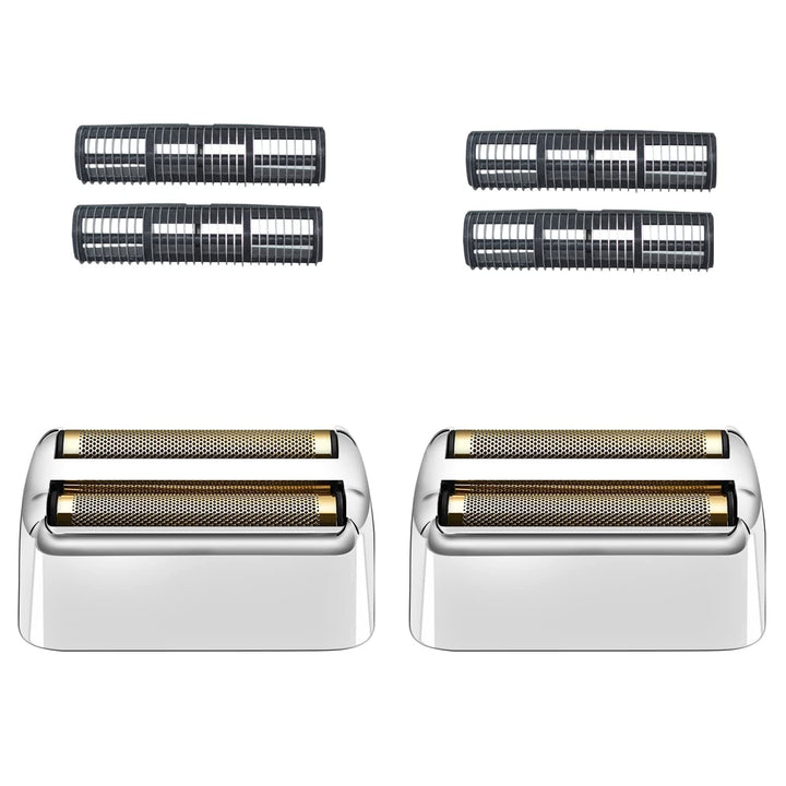 2er-Pack Rasierer-Ersatzfolie und -schneider, kompatibel mit BaBylissPRO Double FXFS2 Rasierer-Ersat