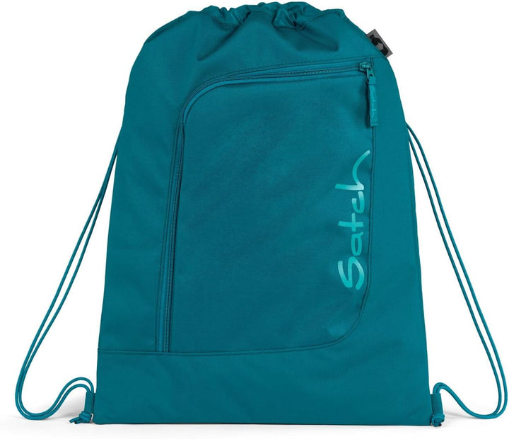 Satch Pack Schulrucksack Set 3tlg. inkl. Schlamperbox und Sportbeutel Deep Petrol, Deep Petrol