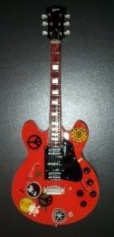 Alvin Lee Miniatur Gitarre Gibson ES 335 Zehn Jahr nach