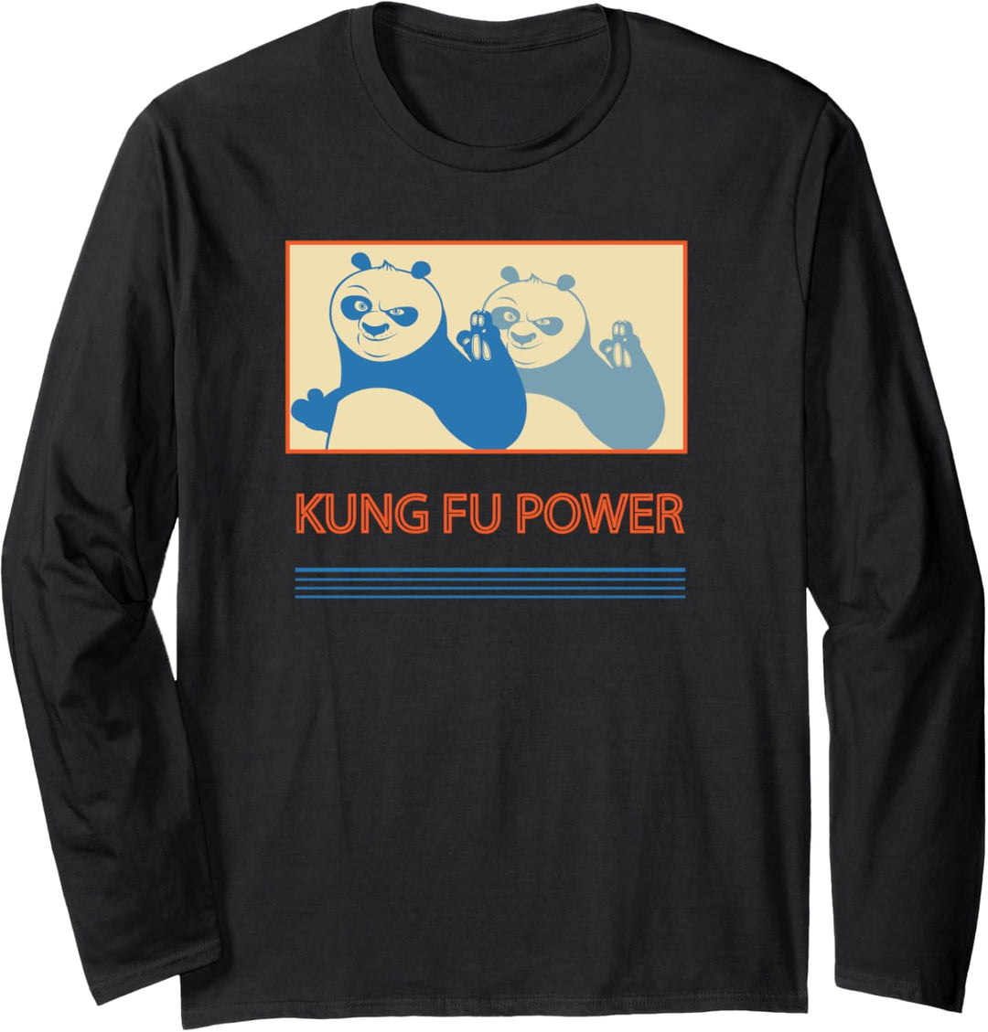 Kung Fu Panda Leistung Langarmshirt