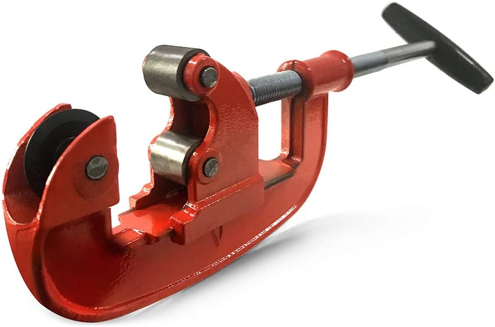 QWORK Robuster Rohrschneider, 1-inch (25 mm) bis 3-inch (80 mm) Leitungsschneider für Schneiden von