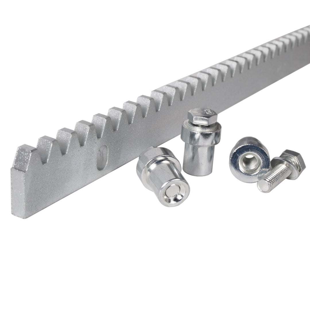 Zahnstange 30x8 / 1005 mm für Schiebetore bis 600 kg, Schiebetorantrieb, Zackenleisten Modul 4 Zahns