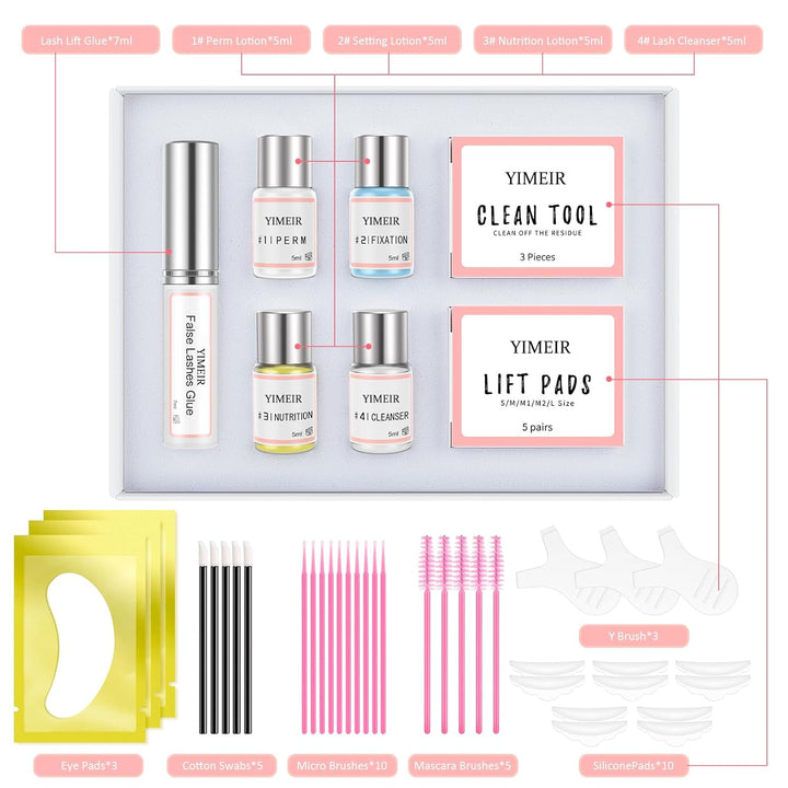 Wimpernlifting-Set,2026 Aktualisiertes Lash Lift Kit, Professionelles Curling Wimpern-Dauerwellen-Se