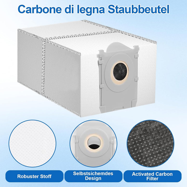 14 Stück T50 Staubbeutel für ECOVACS DEEBOT X8 PRO Omni /T50 Pro Omni/T50 Max Pro/T50 Omni Saugrobot