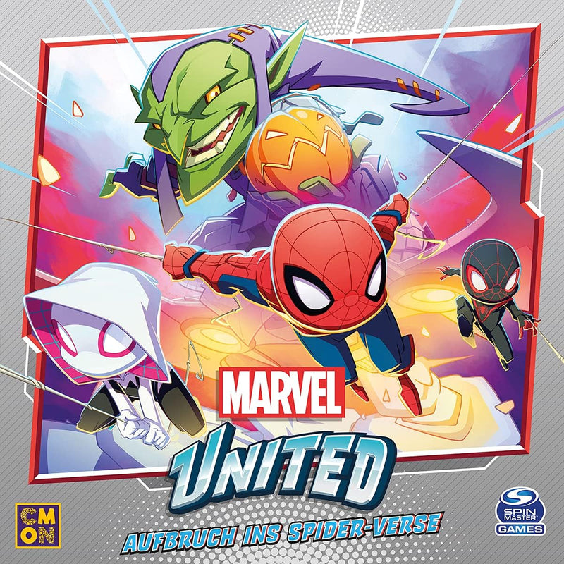 CMON | Marvel United – Aufbruch ins Spider-Verse | Erweiterung | Familienspiel | Brettspiel | 1-4 Sp