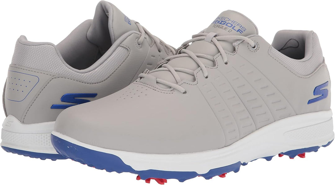 Skechers Herren Go Golf Torque Sneaker 40 EU Gray Blue Sole, 40 EU Graublaue Sohle