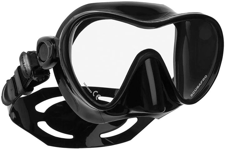 SCUBAPRO Trinidad 3 - Einglas Tauchmaske Schwarz, Schwarz