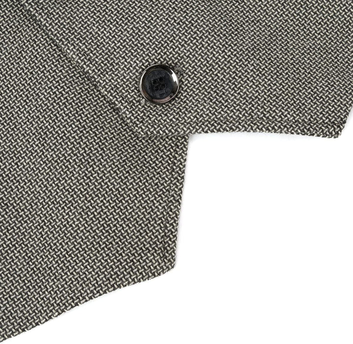 Allthemen Herren Western Weste Herringbone V-Ausschnitt Anzugweste Formale Classic Basic Wollweste f