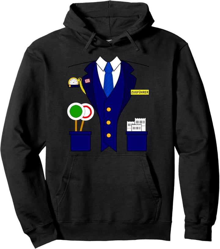Lokführer Eisenbahnfahrer Lokführer Karneval Kostüm Pullover Hoodie