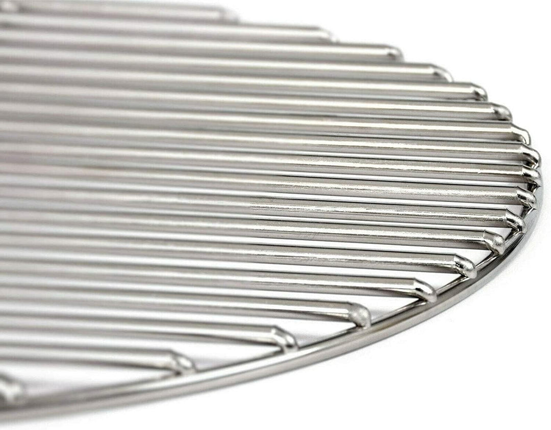 Grillrost Ø 30 cm aus Edelstahl rostfrei und elektropoliert 4mm für Grill rund, Kugelgrill, Feuersch