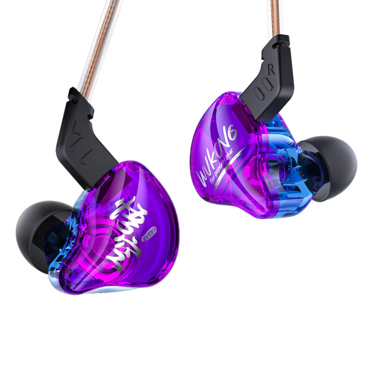 Yinyoo KBEAR MONKIE K01 Gaming-Ohrhörer, In-Ear-Kopfhörer mit Geräuschunterdrückung mit 3,5-mm-Steck