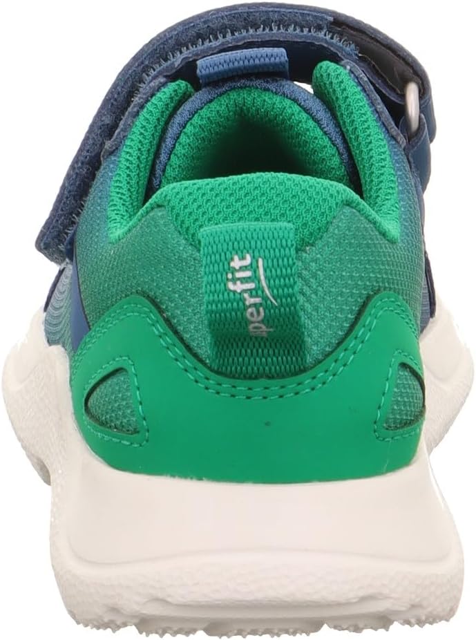 Superfit Jungen Rush 1-000211 Sneaker 25 EU Weit Blau Grün 8070, 25 EU Weit Blau Gr&#xFC;n 8070