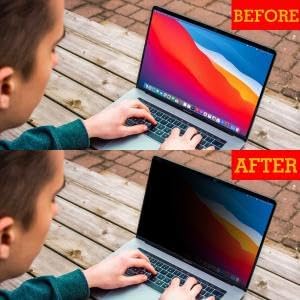 Magnetische Datenschutzfolie (14 Zoll), geeignet für Laptops mit abnehmbarem 16:9-Blendschutzfilter,