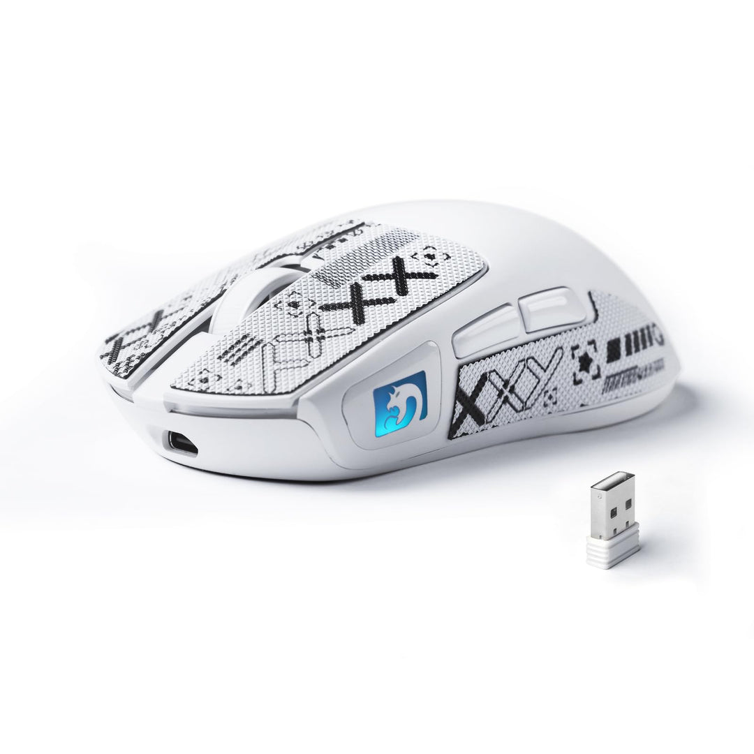 MAMBASNAKE M4 Ultra-Leichte Kabellose Gaming-Maus, 53g, PAW3311 Sensor, 24000 DPI, Tri-Mode Bluetoot