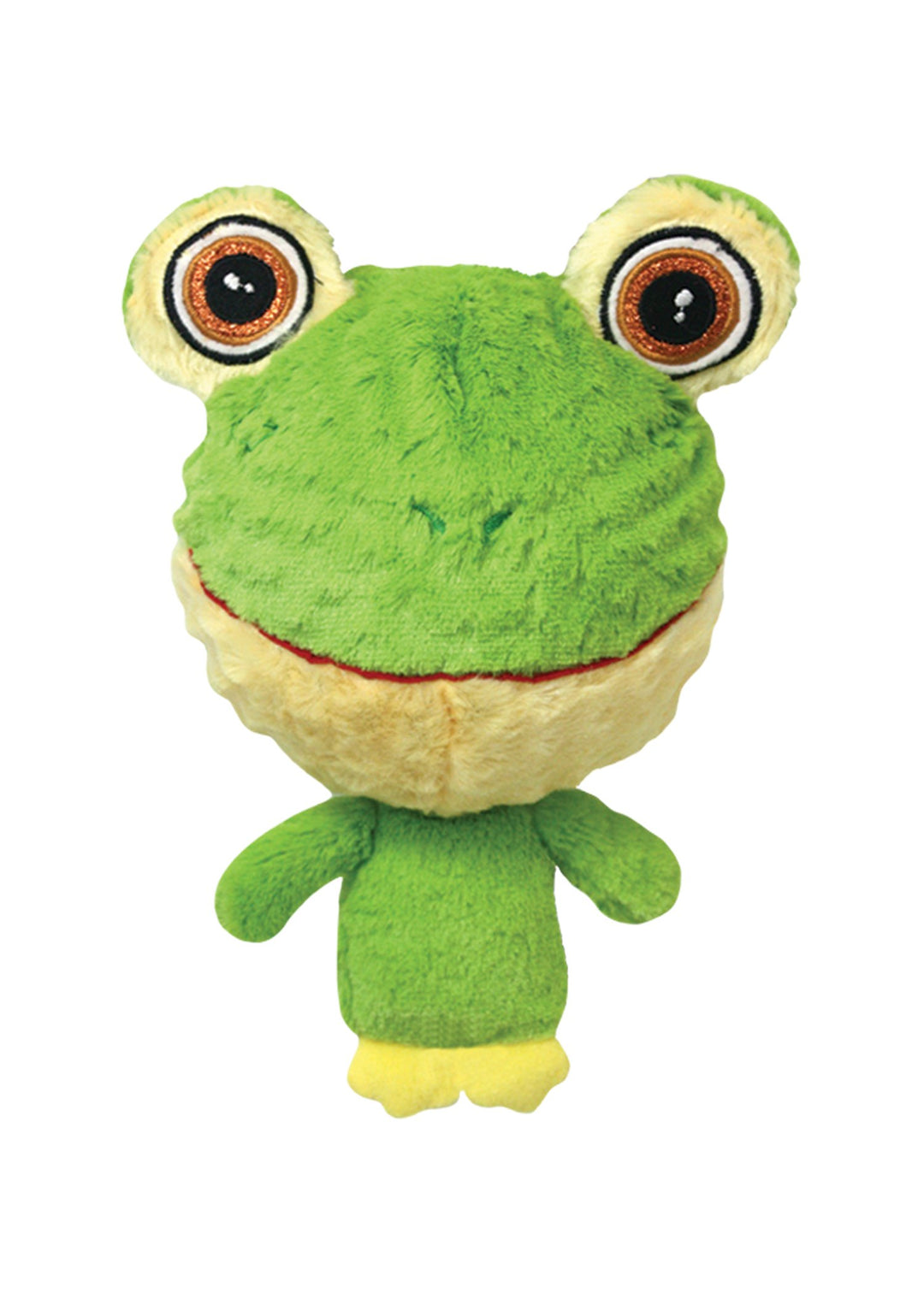 Multipet 43233-1 Knobby Noggins Frosch Hundespielzeug Small 3, Small 3