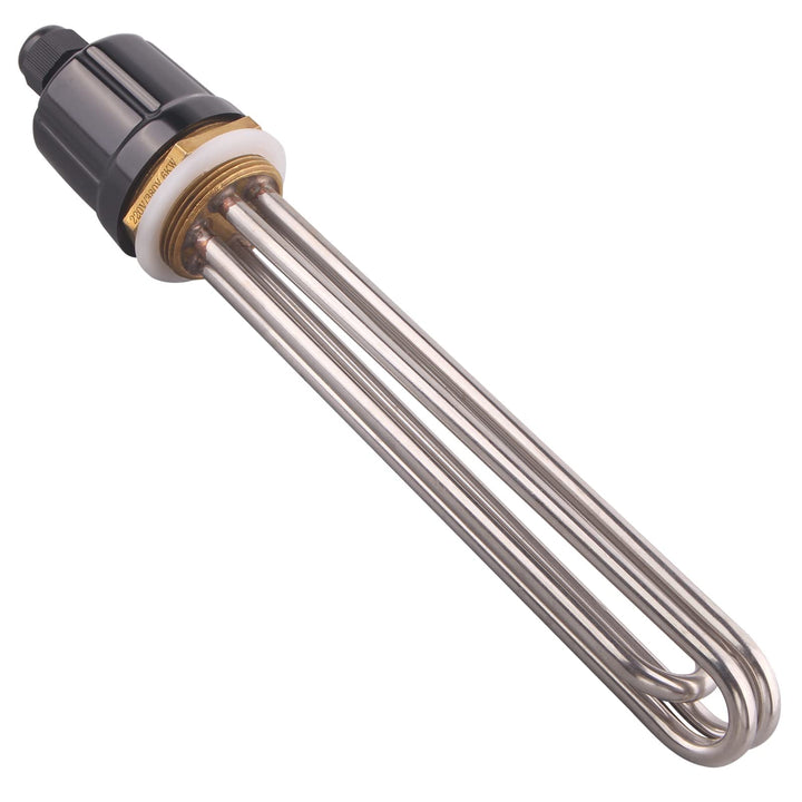 DERNORD 1-1/2 Zoll Heizelement U-förmiger elektrischer Kochendwassererhitzer BSP Gewindekupferflansc