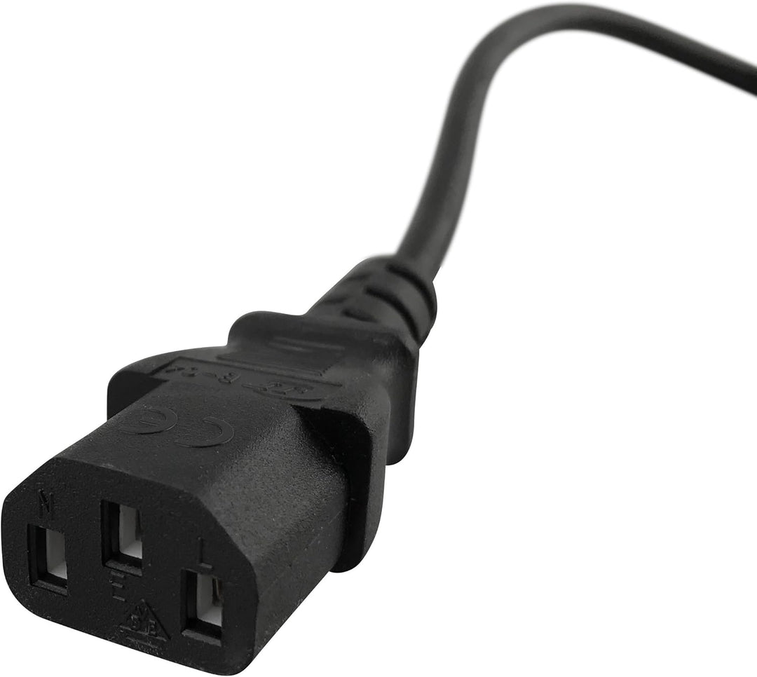 Naths Hardware® | 3x Kaltgerätekabel 1,8m | Netzteil für PC Computer Monitor Bildschirm Drucker Lapt