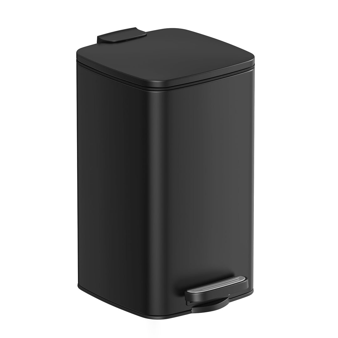 SONGMICS Kosmetikeimer, 8 Liter, Mülleimer Bad, kleiner Abfalleimer, Tretmülleimer, mit Pedal, für k