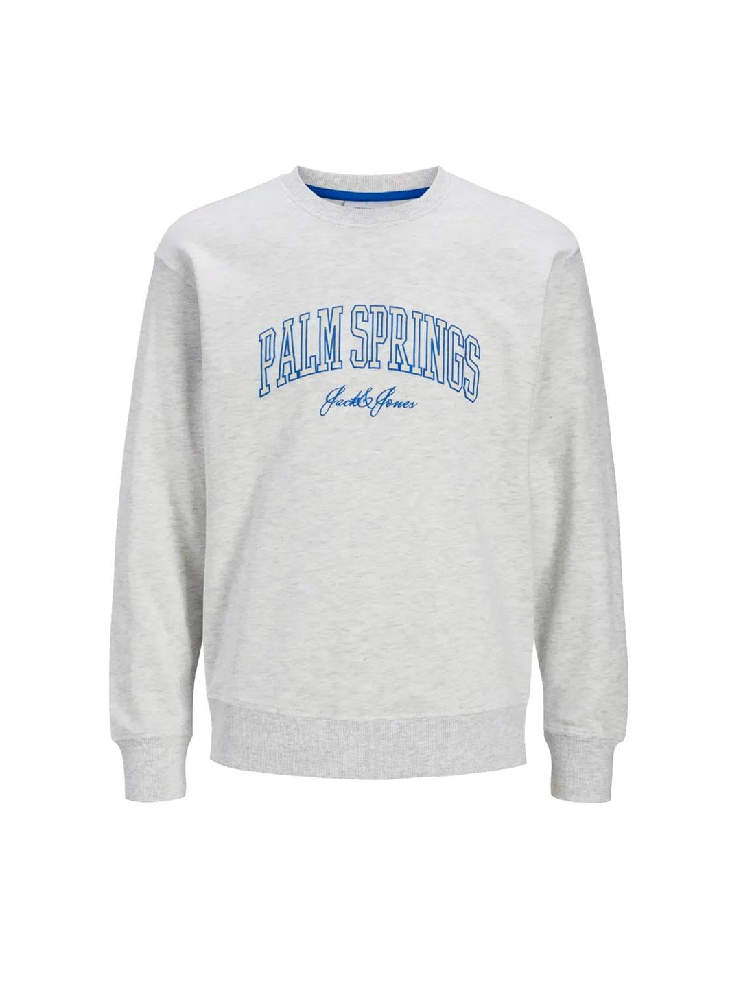 JACK & JONES Male Sweatshirt Einfarbig Sweatshirt S Ash White, S Ash White