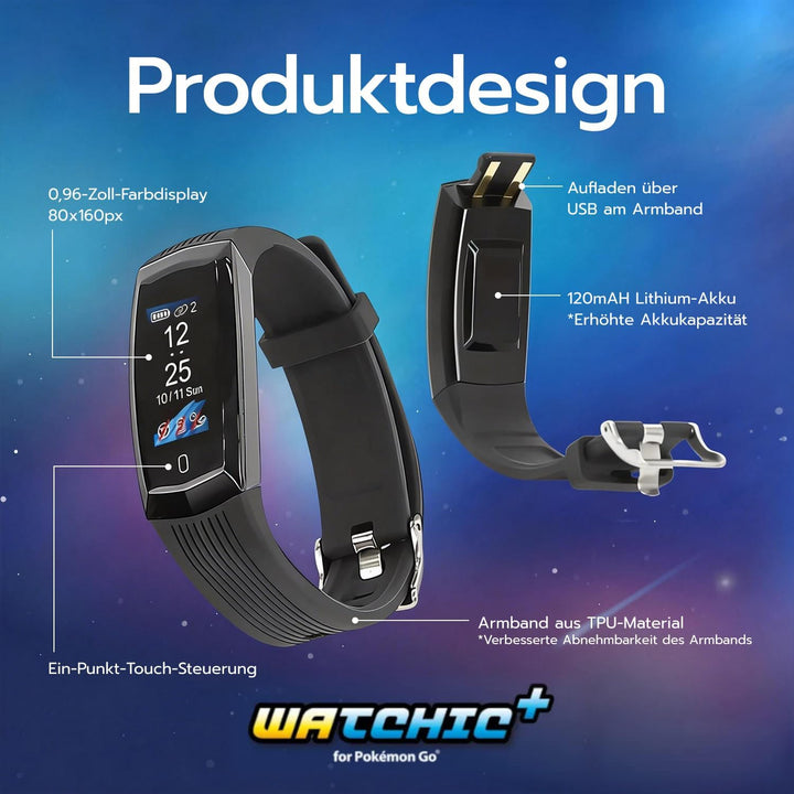 Mcbazel Brook Auto Catch Watchic Plus für Poke mon Go, unterstützt Zwei-Geräte-Verbindung/Auto-Catch