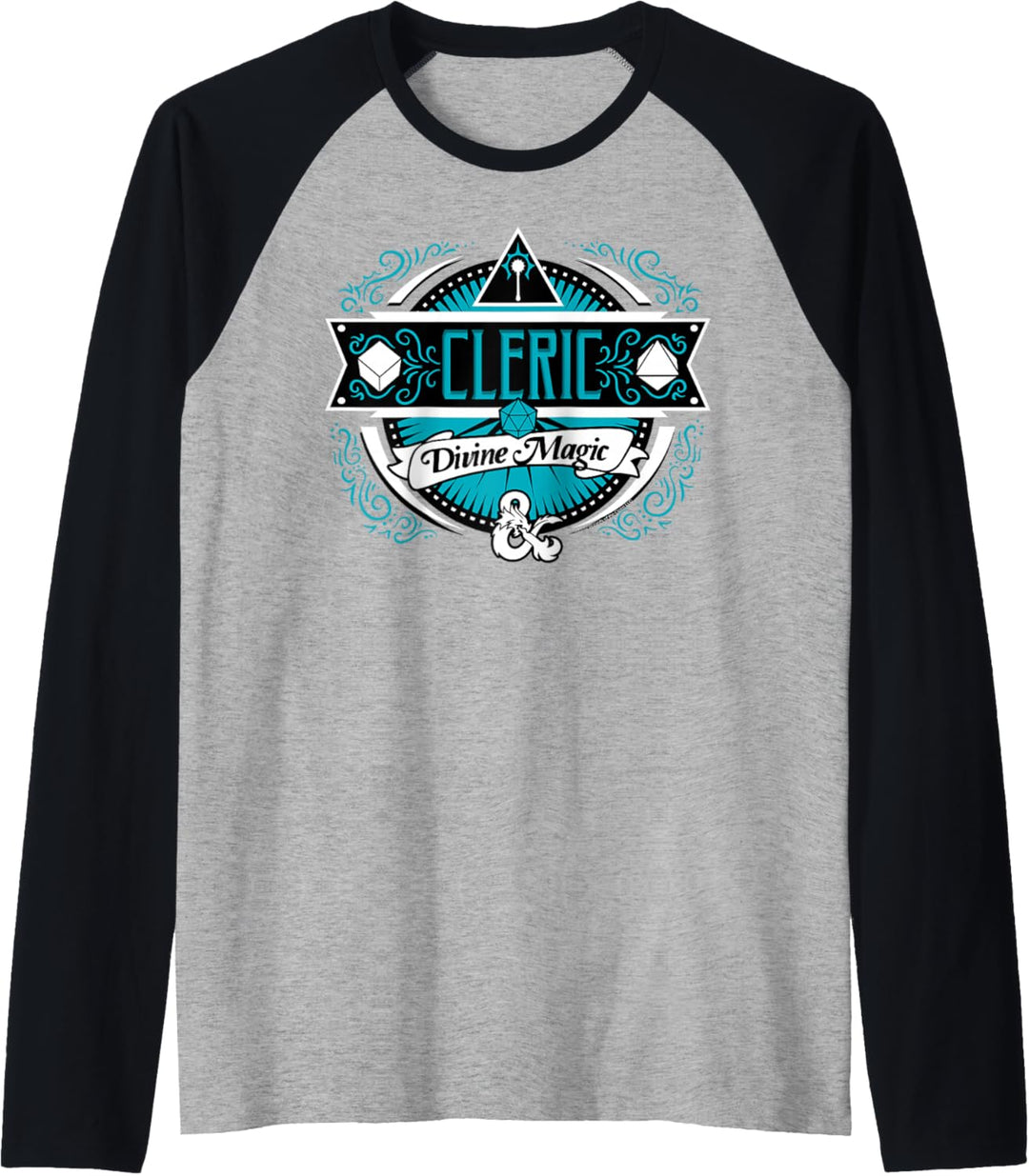 Dungeons & Dragons Cleric Divine Magic Logo Raglan
