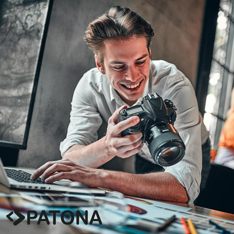 PATONA 1372 Platinum BLX-1 USB Akku (2400mAh) mit direkt USB Eingang (USB-c) - für OM-1 1x BLX1 USB,