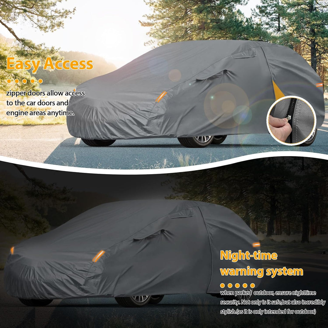 Autoabdeckung Wasserdicht für 1996-2011 Audi A3 8L/8P, Vollgarage Autoplane Auto Abdeckplane Winter