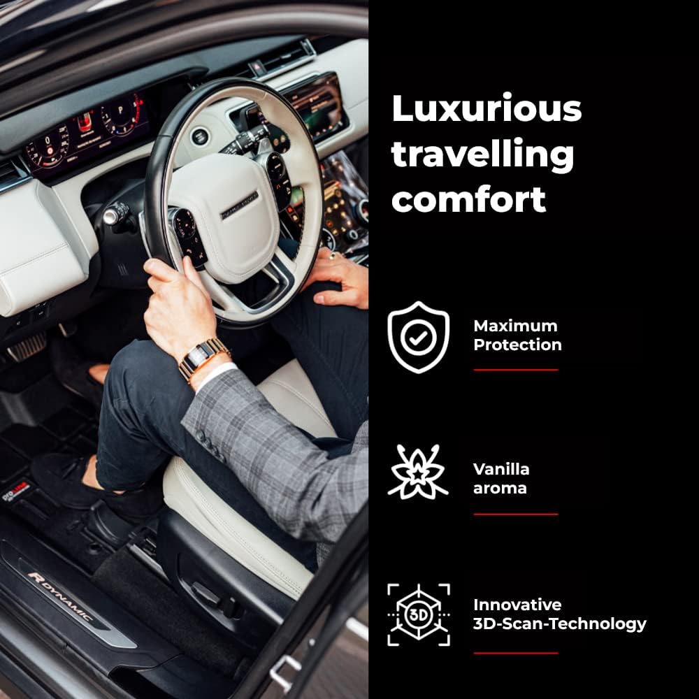 FROGUM ProLine 3D Gummimatten Exklusiven Auto Fussmatten Autofussmatten für Renault Grand Scenic II